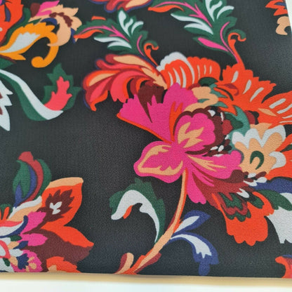 Floral, Polka, Animal & Paisley Printed Fabric – 58" Wide Georgette, Chiffon & Crepe Dress Material