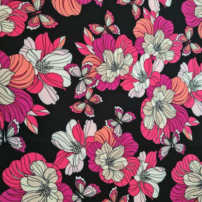 Floral, Polka, Animal & Paisley Printed Fabric – 58" Wide Georgette, Chiffon & Crepe Dress Material