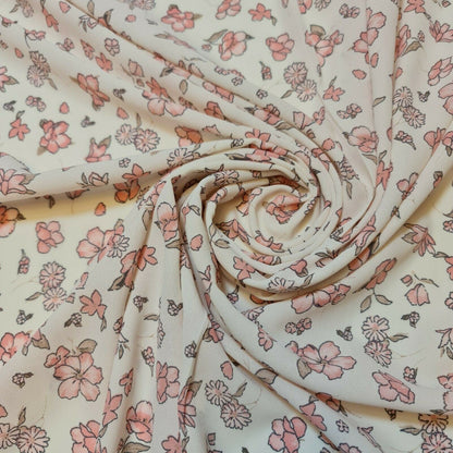 Floral, Polka, Animal & Paisley Printed Fabric – 58" Wide Georgette, Chiffon & Crepe Dress Material