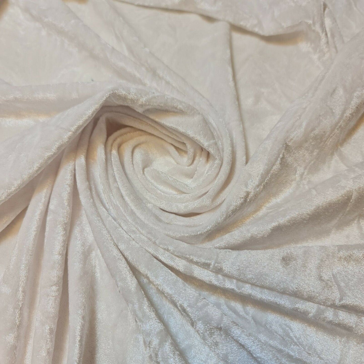 Premium Marble Crushed Velvet Fabric – 58" Wide Solid Colours Medium Weight Stretch Material