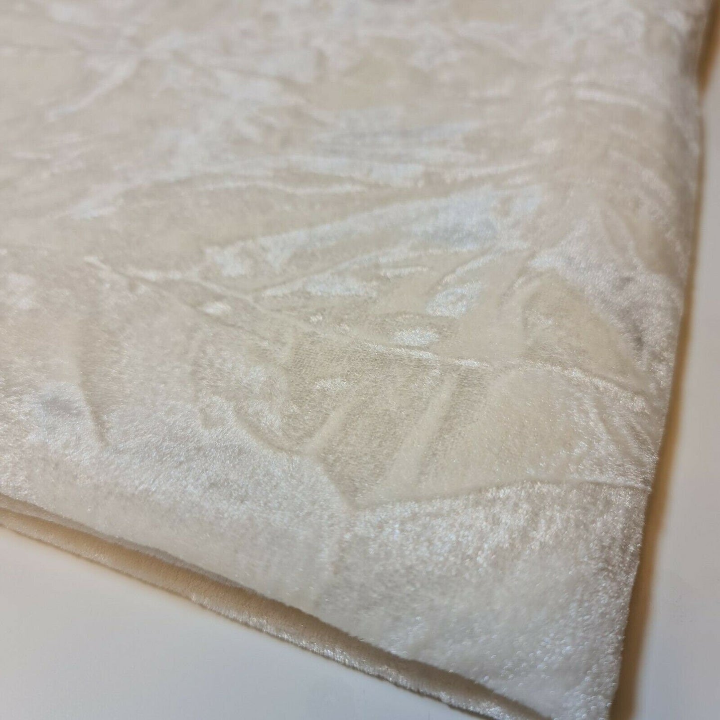 Premium Marble Crushed Velvet Fabric – 58" Wide Solid Colours Medium Weight Stretch Material