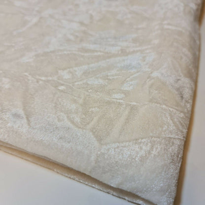 Premium Marble Crushed Velvet Fabric – 58" Wide Solid Colours Medium Weight Stretch Material