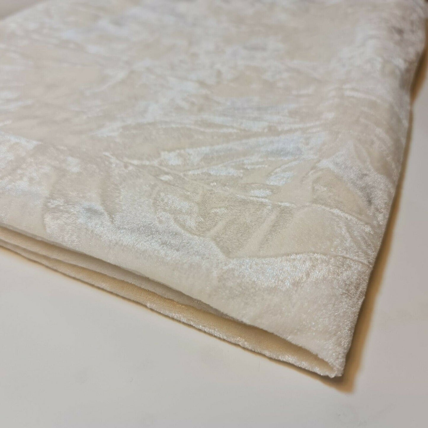 Premium Marble Crushed Velvet Fabric – 58" Wide Solid Colours Medium Weight Stretch Material