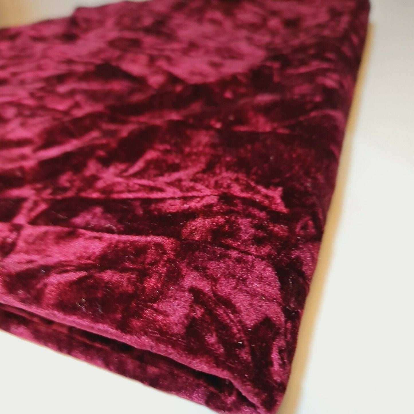 Premium Marble Crushed Velvet Fabric – 58" Wide Solid Colours Medium Weight Stretch Material
