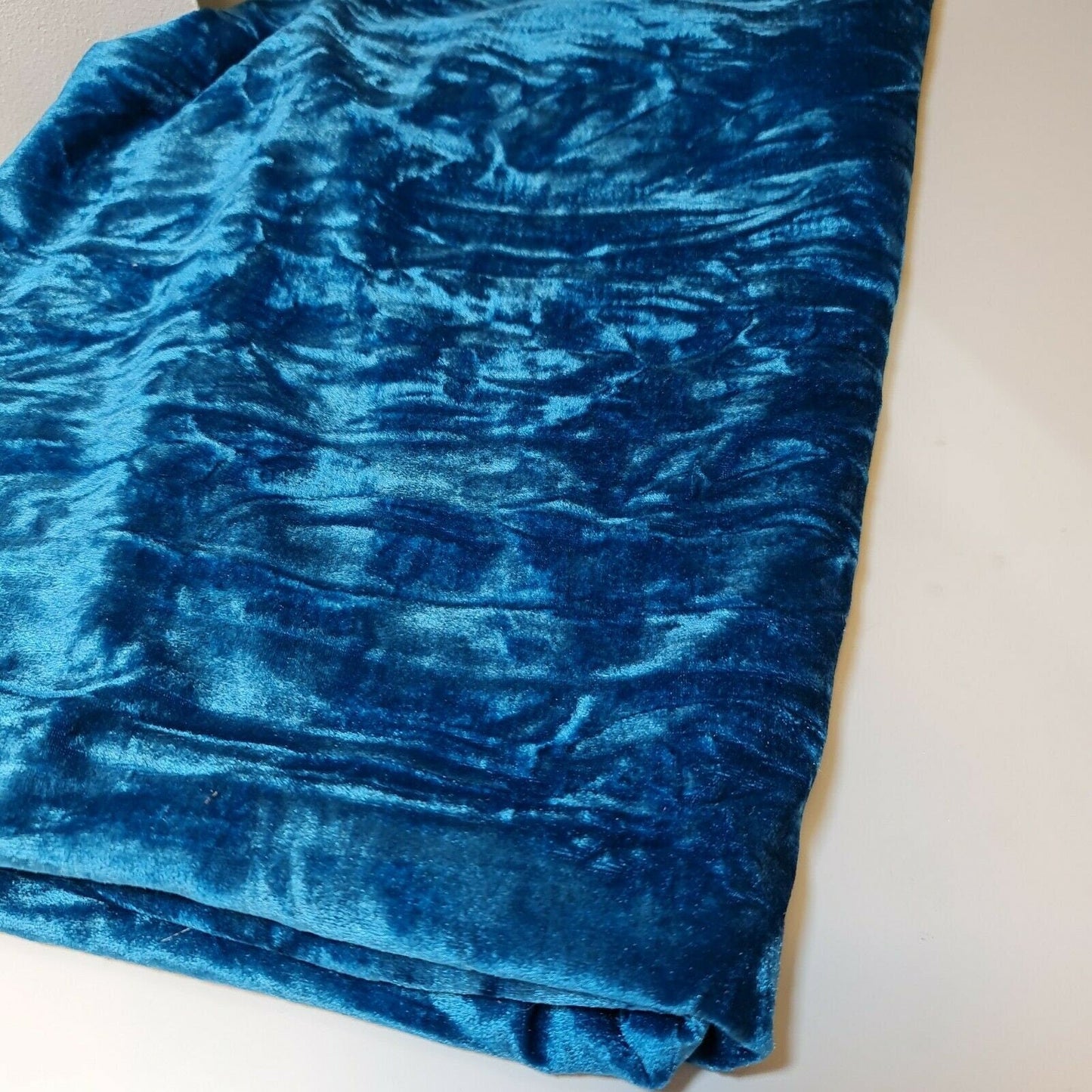 Premium Marble Crushed Velvet Fabric – 58" Wide Solid Colours Medium Weight Stretch Material