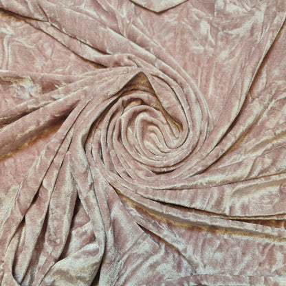 Premium Marble Crushed Velvet Fabric – 58" Wide Solid Colours Medium Weight Stretch Material