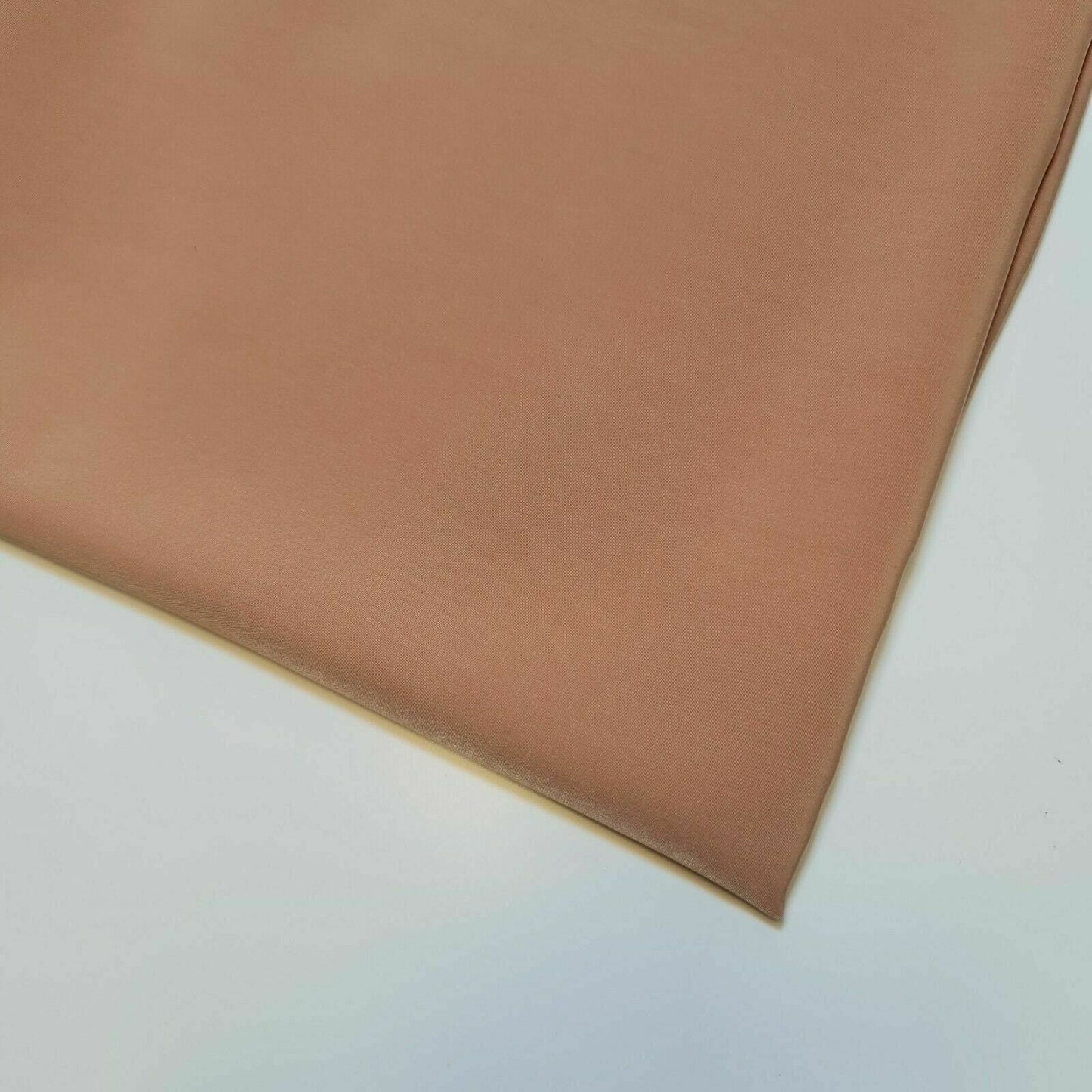 Plain Peach Skin Powder Touch Fabric – Soft Drape Dressmaking Material 58" Wide