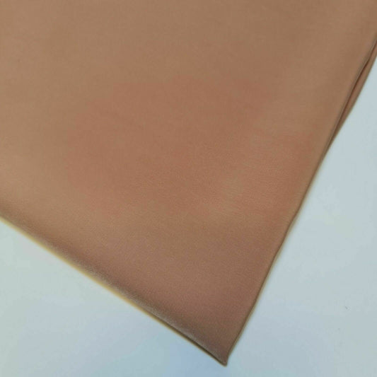 Plain Peach Skin Powder Touch Fabric – Soft Drape Dressmaking Material 58" Wide