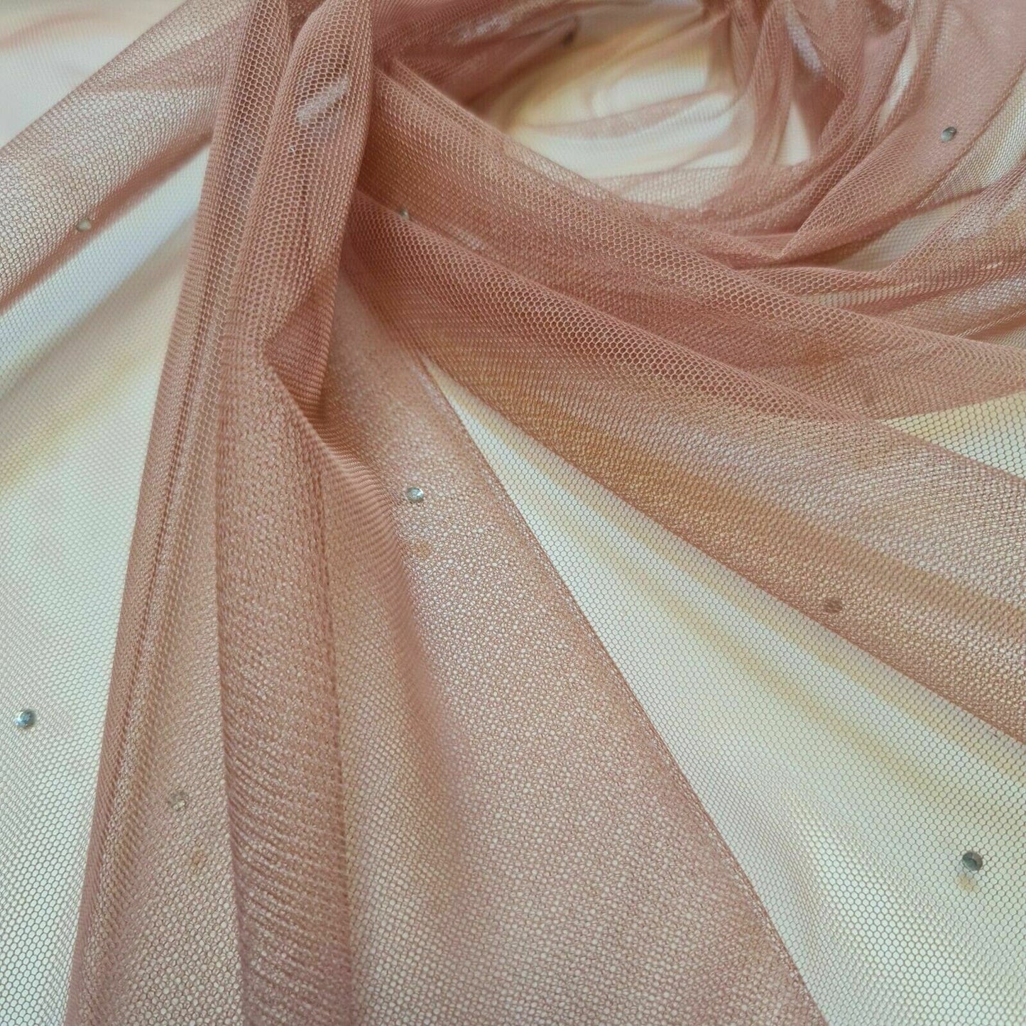 Premium Quality Mesh Net Sheer Fabric – Dressmaking, Craft & Lining Material, 44" Wide by the Meter