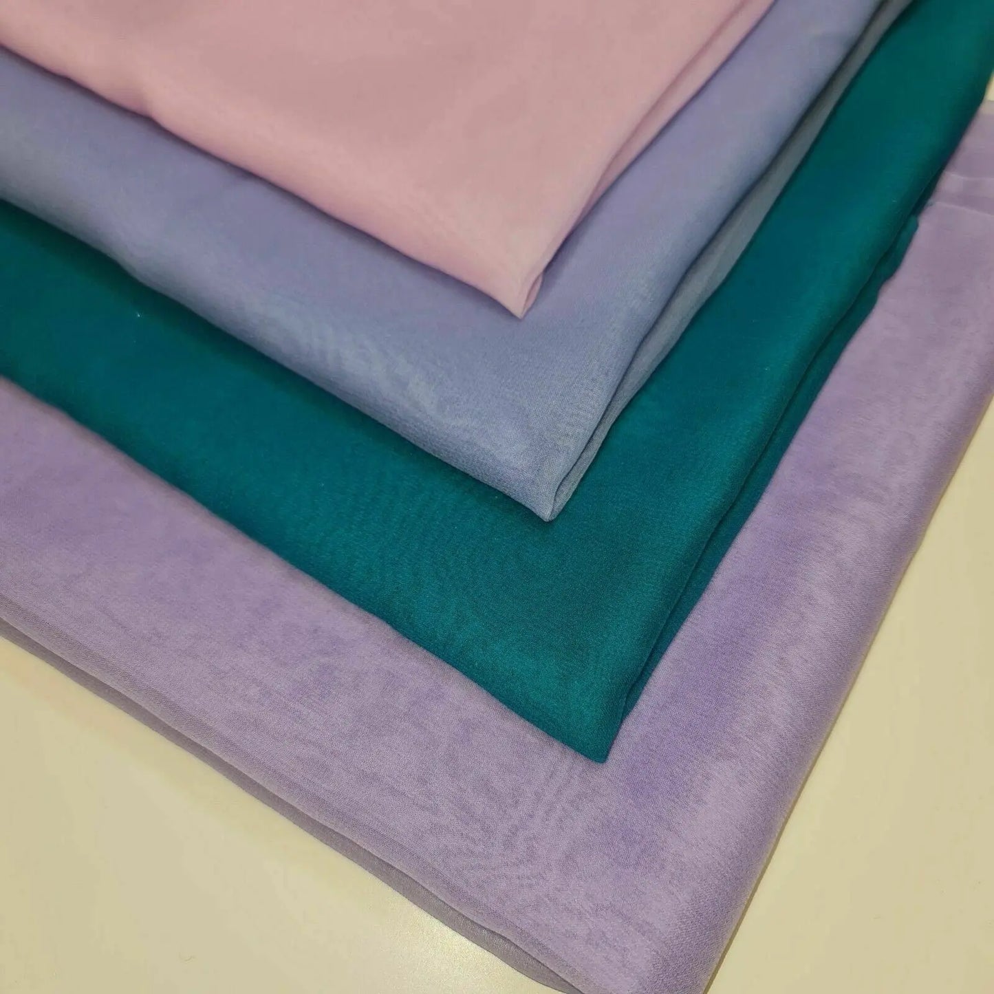 Japanese Crepe Silk Chiffon Fabric – Vintage Asahi Kasei 91cm (36") Wide Sheer Dress Material by the Metre