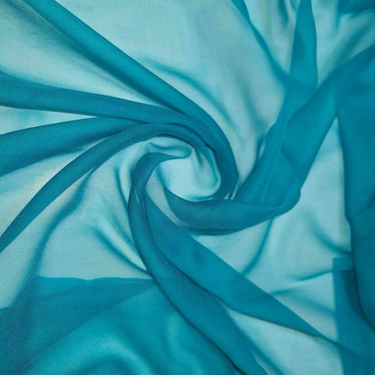 Japanese Crepe Silk Chiffon Fabric – Vintage Asahi Kasei 91cm (36") Wide Sheer Dress Material by the Metre