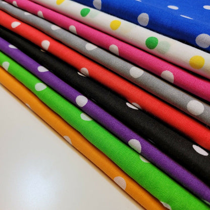 Printed Polycotton Fabric – 44" Wide – Floral, Animal, Nautical, Stars, Stripes, Fruit & Seasonal Craft Material by the Metre