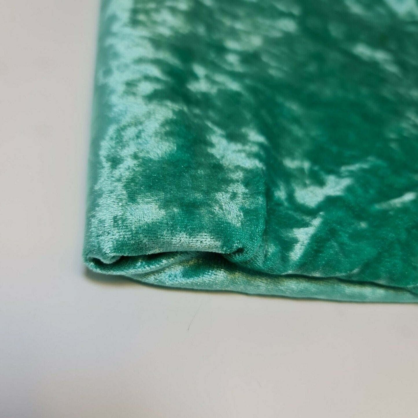 Crushed Velvet Stretch Velour Fabric – 58" Wide Plain Solid Colours Premium Material for Dresses, Crafts Projects