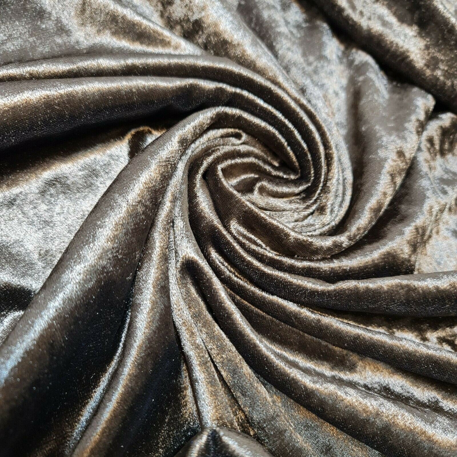 Crushed Velvet Stretch Velour Fabric – 58