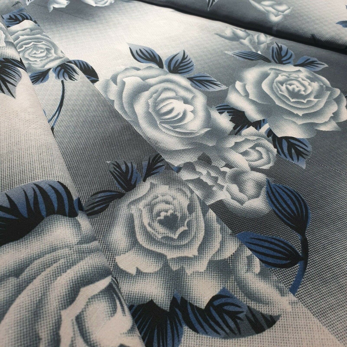 Digital Floral Print Polycotton Fabric – 44" Wide Soft Lightweight Dress & Craft Material