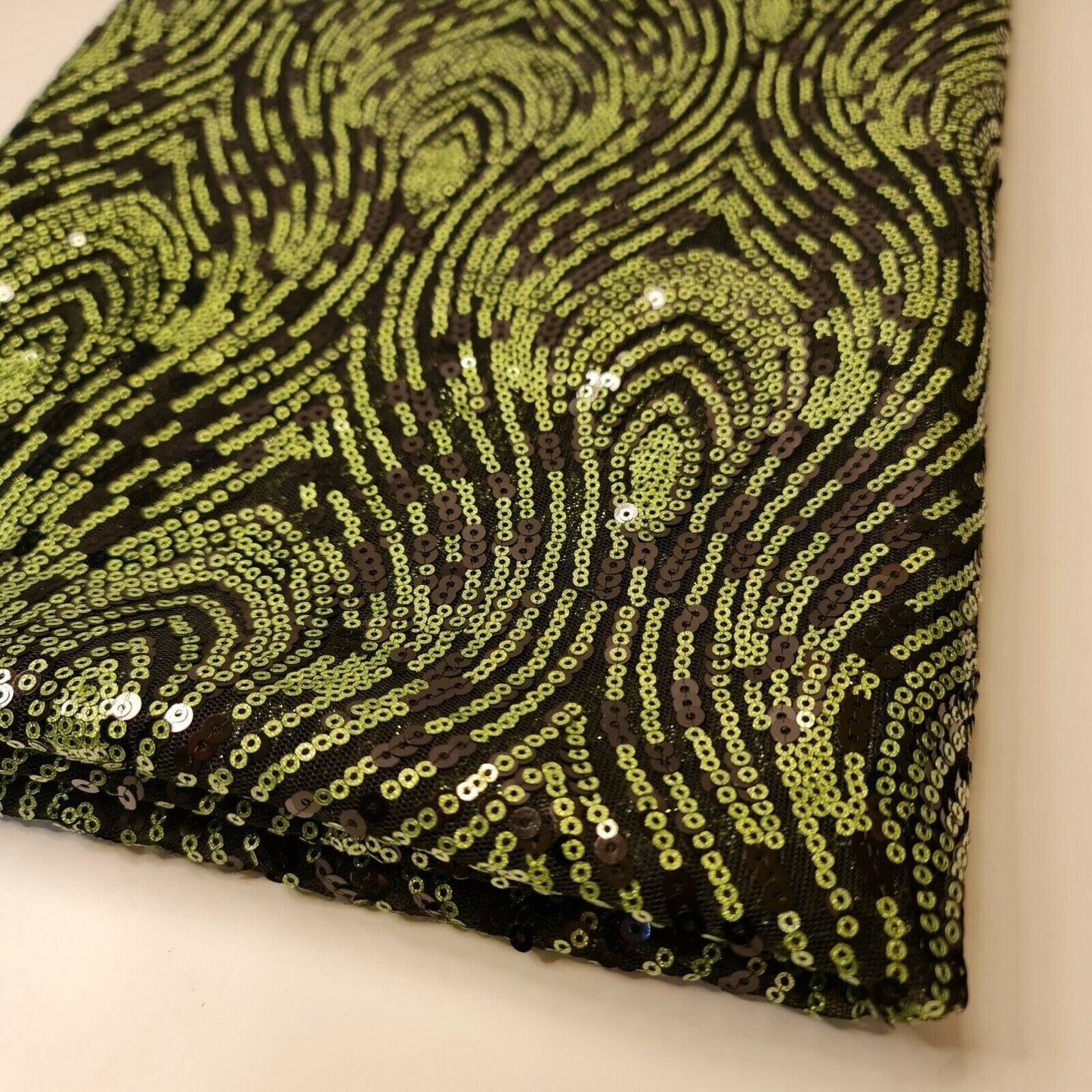 Premium Mesh Net Sequin Embroidery Fabric – 58" Wide Dressmaking & Craft Material