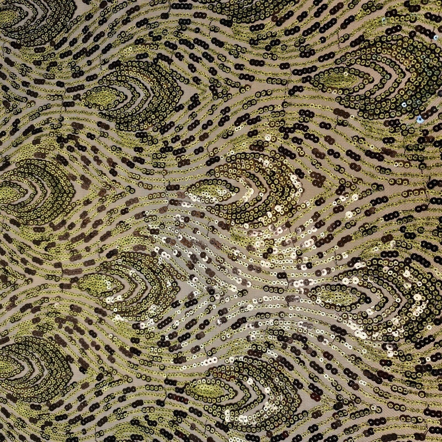 Premium Mesh Net Sequin Embroidery Fabric – 58" Wide Dressmaking & Craft Material