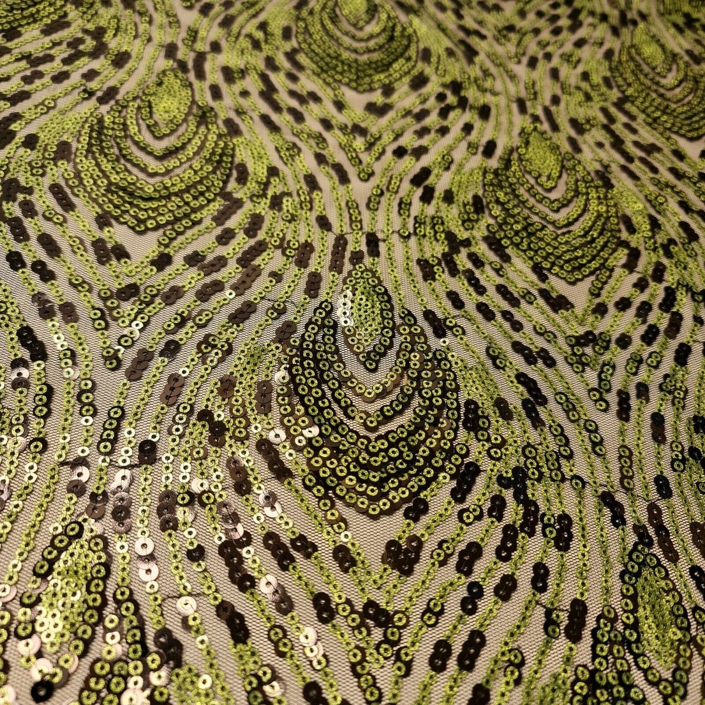 Premium Mesh Net Sequin Embroidery Fabric – 58" Wide Dressmaking & Craft Material