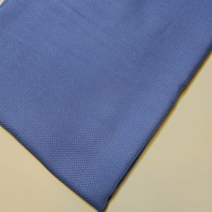 Soft Viscose Jacquard Print Dress Craft Fabric Material By The Meter 58" (Sky Blue)