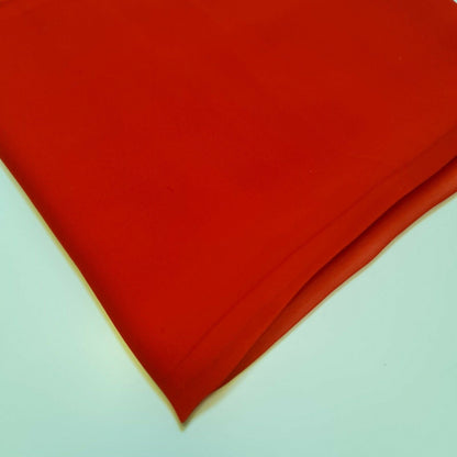 Sheer Poly Crepe Chiffon Fabric – Semi-Transparent, Lightweight 44" Wide for Dress, Draping & Craft