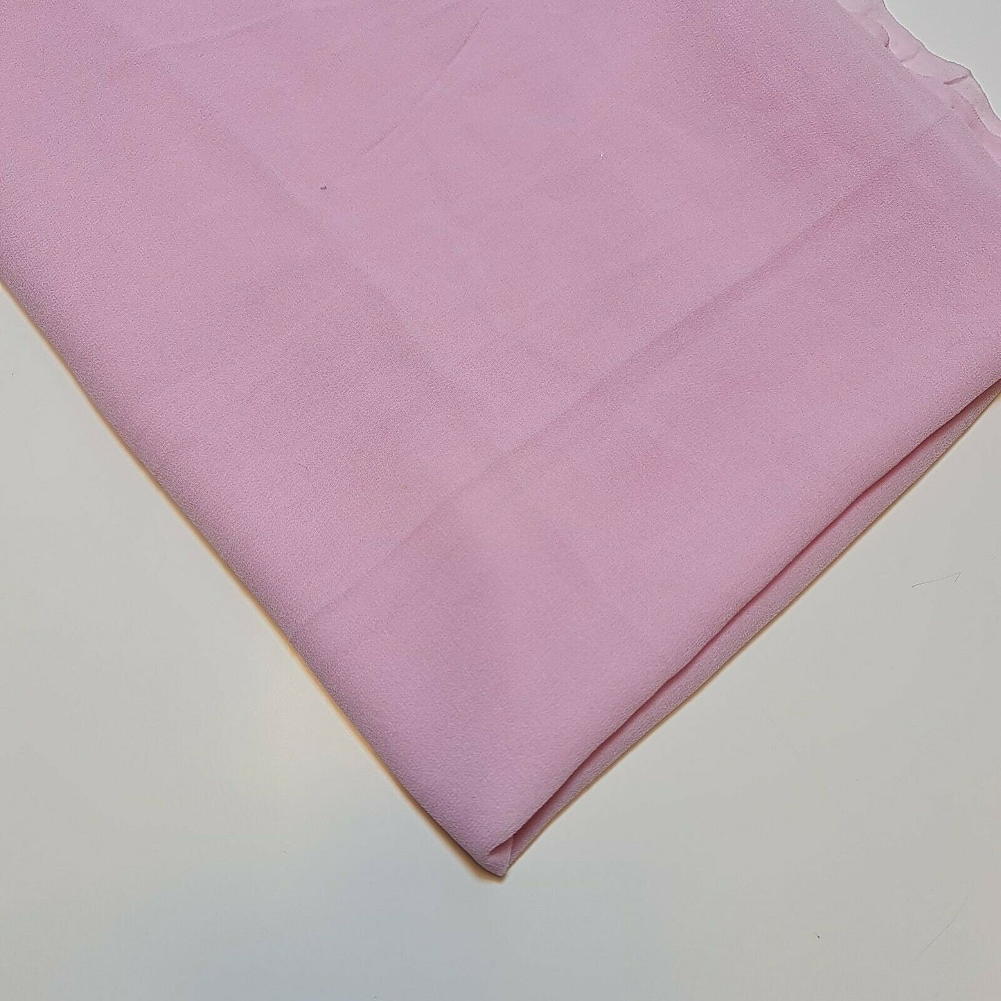 Sheer Poly Crepe Chiffon Fabric – Semi-Transparent, Lightweight 44" Wide for Dress, Draping & Craft