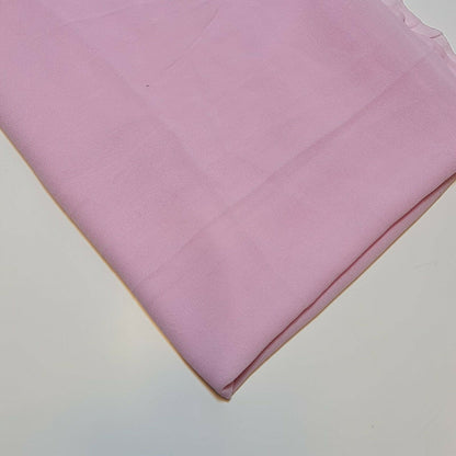 Sheer Poly Crepe Chiffon Fabric – Semi-Transparent, Lightweight 44" Wide for Dress, Draping & Craft