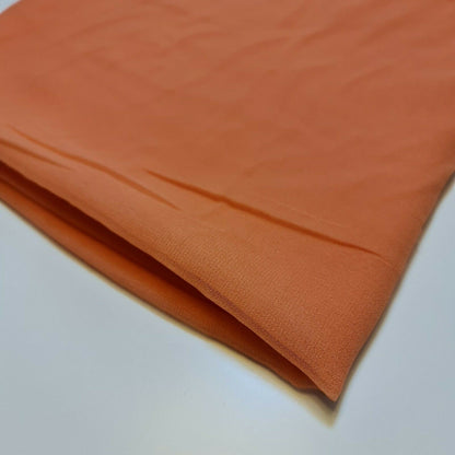 Sheer Poly Crepe Chiffon Fabric – Semi-Transparent, Lightweight 44" Wide for Dress, Draping & Craft
