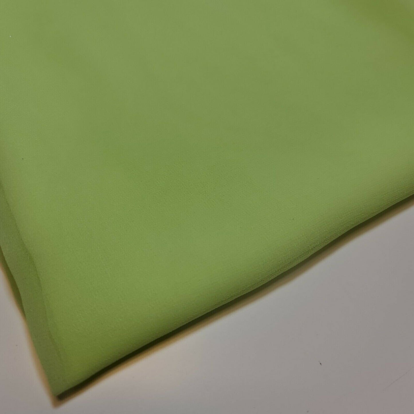 Sheer Poly Crepe Chiffon Fabric – Semi-Transparent, Lightweight 44" Wide for Dress, Draping & Craft