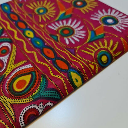Cotton Indian Ethnic Rajasthani Print Suzani Rangoli Boho Banjara Fabric 44" (Print 1)