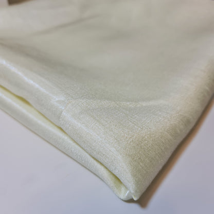 Plain Poly Dupion Faux Raw Silk Fabric with Satin Finish – 44" Wide Dress, Craft & Patchwork Material by the Metre