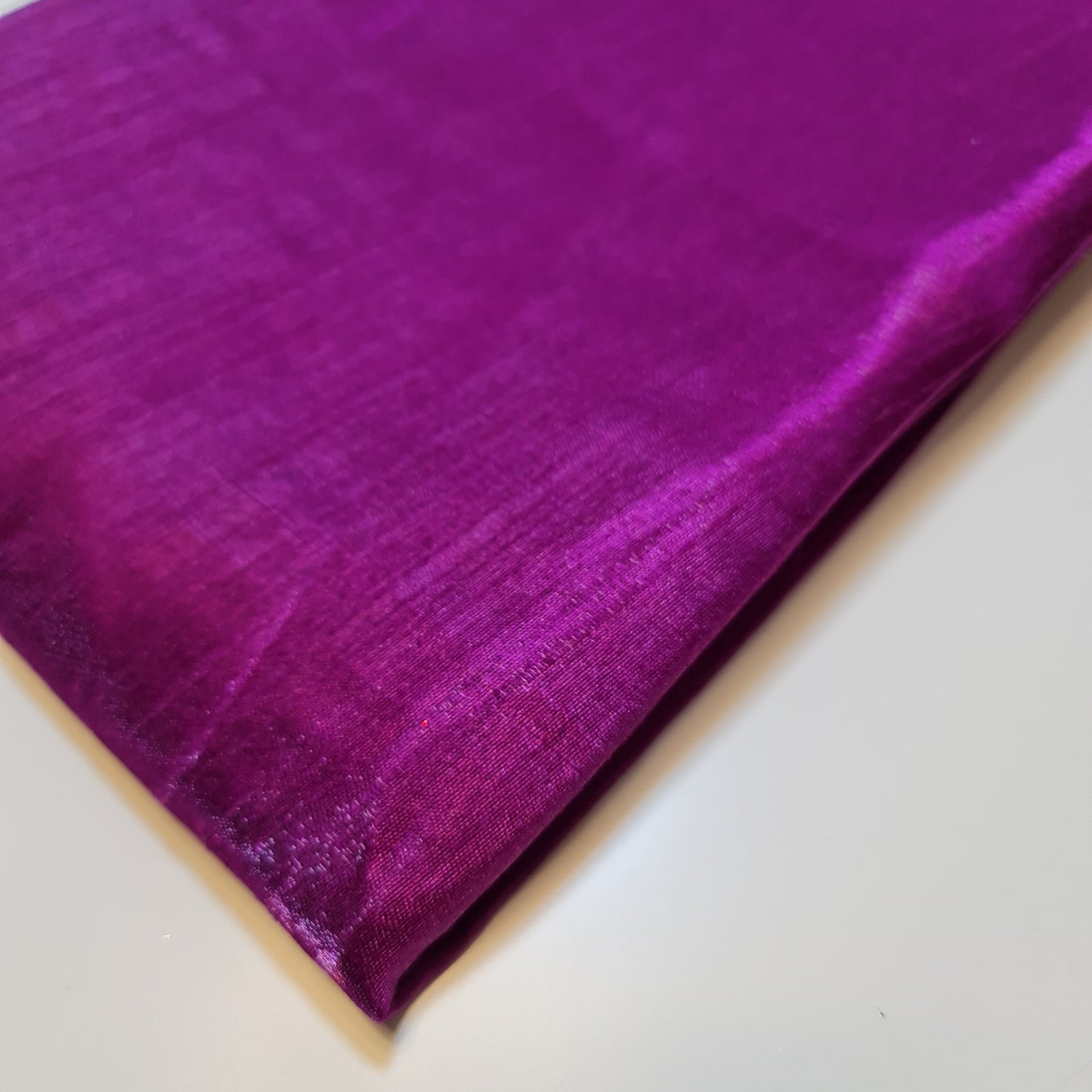 Plain Poly Dupion Faux Raw Silk Fabric with Satin Finish – 44" Wide Dress, Craft & Patchwork Material by the Metre