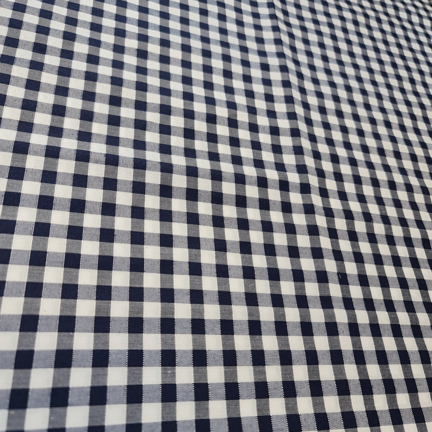 Polycotton Gingham Check Fabric – 1/8", 1/4", 1" Checks | Dress, Craft & Uniform Material (44” Wide, Sold by the Meter)