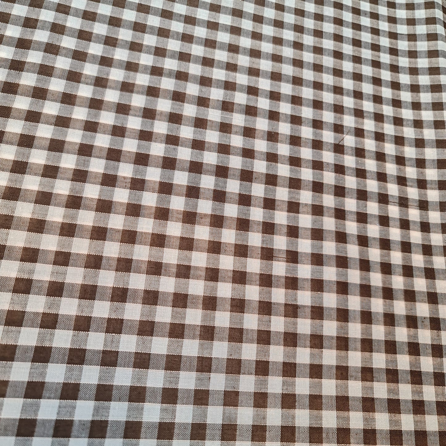 Polycotton Gingham Check Fabric – 1/8", 1/4", 1" Checks | Dress, Craft & Uniform Material (44” Wide, Sold by the Meter)