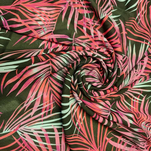 Floral, Polka, Animal & Paisley Printed Fabric – 58" Wide Georgette, Chiffon & Crepe Dress Material