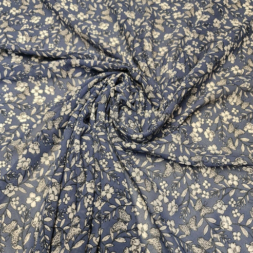 Floral, Polka, Animal & Paisley Printed Fabric – 58" Wide Georgette, Chiffon & Crepe Dress Material