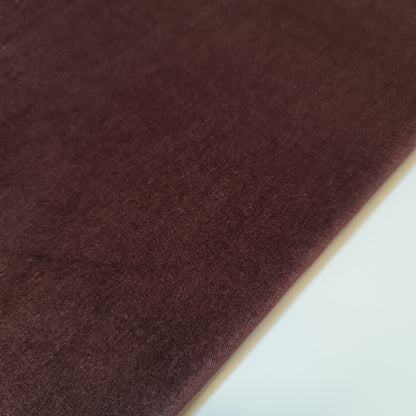 100% Cotton Velvet Fabric – 44" Wide Plain Solid Colours Premium Material for Dress, Costume, Craft & Upholstery