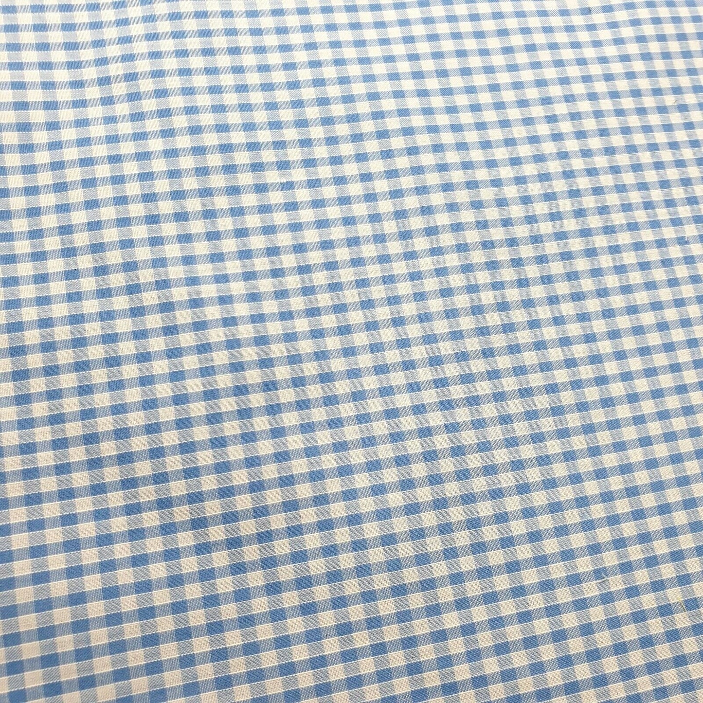 Polycotton Gingham Check Fabric – 1/8", 1/4", 1" Checks | Dress, Craft & Uniform Material (44” Wide, Sold by the Meter)