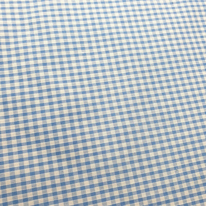 Polycotton Gingham Check Fabric – 1/8", 1/4", 1" Checks | Dress, Craft & Uniform Material (44” Wide, Sold by the Meter)