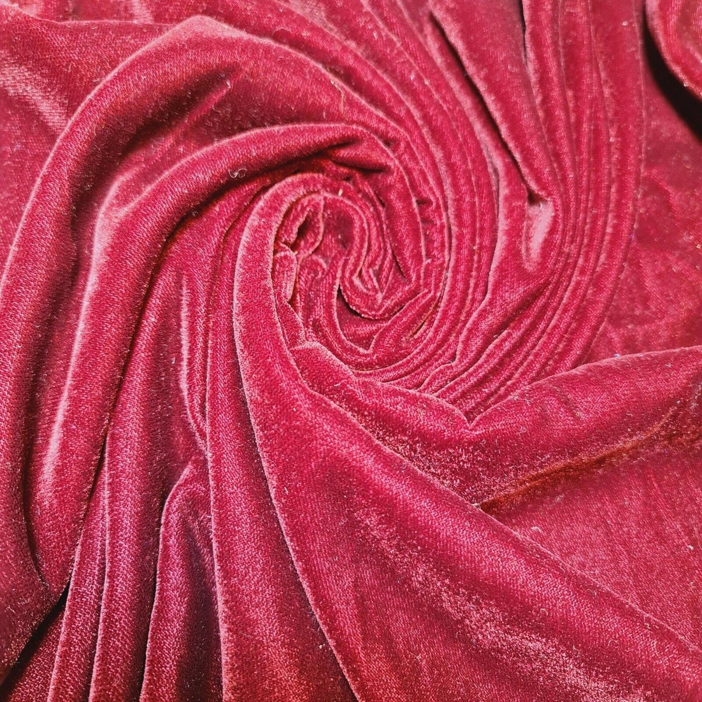 Luxury Three Crown Velvet Fabric (Micro 5000 & 9000) – 44" Wide Plain Solid Colours Non-Stretch Triple Velvet for Dress & Craft