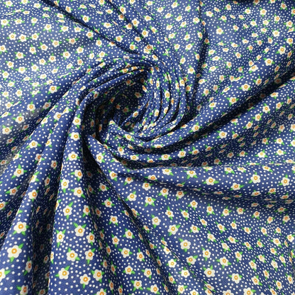 Printed Polycotton Fabric – 44" Wide – Floral, Animal, Nautical, Stars, Stripes, Fruit & Seasonal Craft Material by the Metre