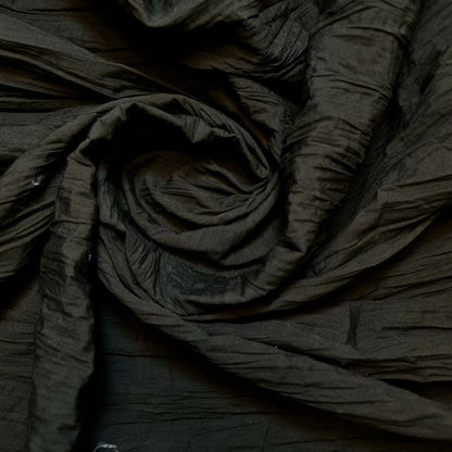 Creased Crinkle 100% Cotton Fabric – 55" Wide Plain & Boho Floral Dress & Craft Material