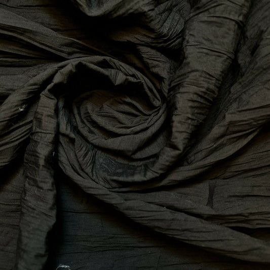 Creased Crinkle 100% Cotton Fabric – 55" Wide Plain & Boho Floral Dress & Craft Material