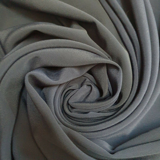 Koshibo Crepe Fabric – 100% Polyester Soft Dress, Drape & Lining Material 44" Wide by the Meter