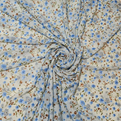 Floral, Polka, Animal & Paisley Printed Fabric – 58" Wide Georgette, Chiffon & Crepe Dress Material