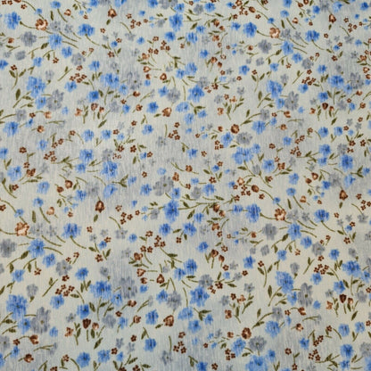 Floral, Polka, Animal & Paisley Printed Fabric – 58" Wide Georgette, Chiffon & Crepe Dress Material