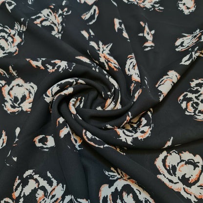 Floral, Polka, Animal & Paisley Printed Fabric – 58" Wide Georgette, Chiffon & Crepe Dress Material