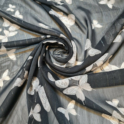 Floral, Polka, Animal & Paisley Printed Fabric – 58" Wide Georgette, Chiffon & Crepe Dress Material