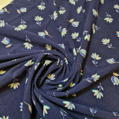 Floral, Polka, Animal & Paisley Printed Fabric – 58" Wide Georgette, Chiffon & Crepe Dress Material