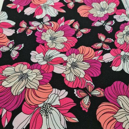 Floral, Polka, Animal & Paisley Printed Fabric – 58" Wide Georgette, Chiffon & Crepe Dress Material