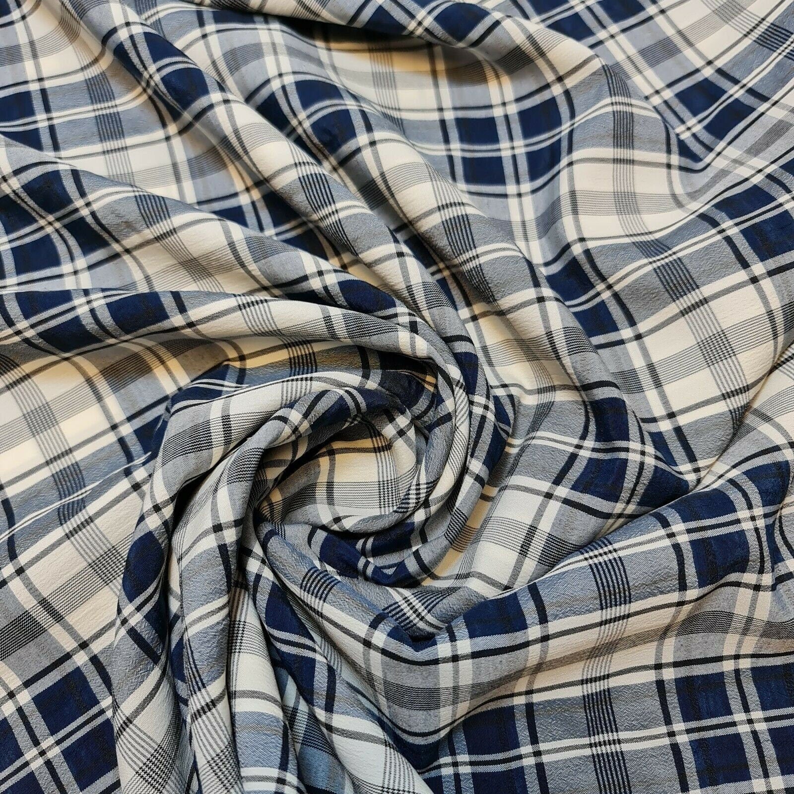100% Cotton Tartan & Check Plaid Fabric – 58